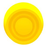 zb4bp5s Schneider Electric Harmony XB4 Series Yellow Spring Return Push Button Head, 22mm Cutout, IP66, IP67, IP69K
