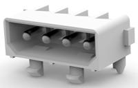 641737-1 TE Connectivity Commercial MATE-N-LOK Series Right Angle Through Hole PCB Header, 4 Contact(s), 5.08 mm Pitch, 1 Row,