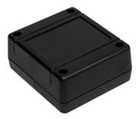 192-0799 RS PRO Black ABS Enclosure, IP54, IK06, 90 x 80 x 38mm