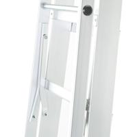 285-134 RS PRO Aluminium 4 steps Step Ladder, 1.97m open length