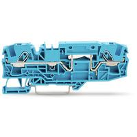 2006-1604 WAGO  TOPJOB S Series Blue, 6mm², 1-Level, Push In Termination, CSA