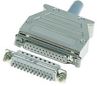 09670090453 HARTING D-sub Series Thermoplastic Right Angle D Sub Backshell, 9 Way, Strain Relief