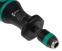 05074716001 Wera Pre-set Hex Torque Screwdriver, 1.2Nm, 1/4 in Drive, ±6 % Accuracy