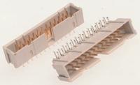 2-1761609-3 TE Connectivity AMP-LATCH Series Right Angle Through Hole PCB Header, 10 Contact(s), 2.54 mm Pitch, 2 Row, Shrouded