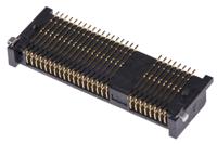 mm60-52-b1-b1 JAE 52 Way Right Angle Mini PCIe, PCI Memory Card Connector With Solder Termination