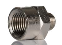 2520-18-14 SMC Straight Threaded Adaptor, R 1/8 Male to R 1/4 Female, Threaded Connection Style