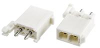 1-770166-0 TE Connectivity Mini-Universal MATE-N-LOK Series Straight Through Hole PCB Header, 2 Contact(s), 4.14 mm Pitch, 1 Row,