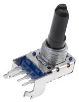 rk11k1120a2b Alps Alpine RK11K 10kΩ Rotary Carbon Film Potentiometer, Panel Mount (Through Hole), RK11K1120A2B