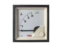 186-2450 RS PRO Analogue Panel Ammeter 40 (Input)A AC, 68mm x 68mm, 1 % Moving Iron