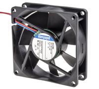 8412ngh ebm-papst 8400 N Series Axial Fan, 12 V dc, DC Operation, 79m³/h, 2.8W, 233mA Max, 80 x 80 x 25mm