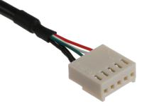 px0843b Bulgin USB 2.0, Female 5 Pin Socket to Female USB B, 150mm