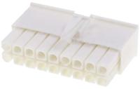 770584-1 TE Connectivity, Mini-Universal MATE-N-LOK Male Connector Housing, 4.14mm Pitch, 18 Way, 2 Row