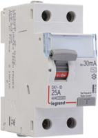 4-115-04 Legrand DX3 RCD, 25A, 1+N Pole, 30mA, Type AC