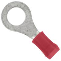 151730 TE Connectivity, PIDG Insulated Ring Terminal, M5 Stud Size, 0.3mm² to 1.3mm² Wire Size, Red