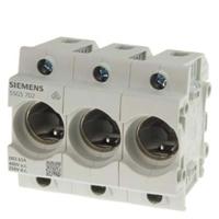 5sg5702 Siemens 63A Bottle Fuse Holder, 3P, 400V ac