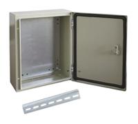 915-5979 RS PRO Steel Wall Box, IP66, 400 mm x 210 mm x 600mm