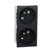 nu306954 Schneider Electric Anthracite, 2 Gang, New Unica