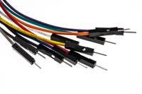 mikroe-512 MIKROE-512, 150mm Insulated Breadboard Jumper Wire in Black, Blue, Brown, Green, Grey, Orange, Purple, Red, White,