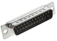 l717sdb25p Amphenol Communications Solutions SD 25 Way Panel Mount D-sub Connector Plug, 2.76mm Pitch