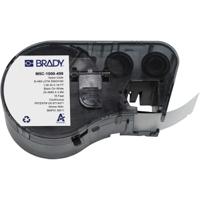 m5c-1000-499 Brady B-499 on Black on White Label, 25.40 mm Width