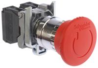 xb4bs8445 Schneider Electric Harmony XB4 Series Twist Release Emergency Stop Push Button, Panel Mount, 22mm Cutout, SPDT, IP66,