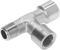 npfc-t-2g12-r12-fmf Festo NPFC Series T Fitting, G 1/2 to R 1/2, Threaded Connection Style, 8030249