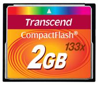 ts2gcf133 Transcend CompactFlash 2 GB MLC Compact Flash Card