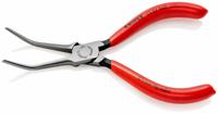 31-21-160 Knipex Long Nose Pliers, 160 mm Overall, Angled Tip, 55mm Jaw