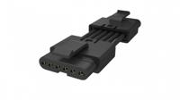 flht6c008a0 Amphenol Communications Solutions FLHT6C008 Series Straight PCB Socket, 6-Contact, 1-Row, 2.5mm Pitch, Poke-In