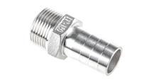499-3776 RS PRO Stainless Steel Pipe Fitting, Straight Hexagon Hose Nipple, Male R 1in x Male