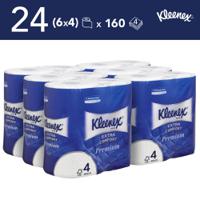 8484 KLEENEX 4 rolls of 3840 Sheets Toilet Roll, 4 ply