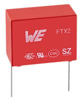 890324023023 Wurth Elektronik WCAP-FTX2 Metallised Polypropylene Film Capacitor, 275V ac, ±10%, 100nF