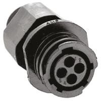 788155-2 TE Connectivity Circular Connector, 4 Contacts, In-Line, Standard Connector, Socket, Male, IP65, CPC Series
