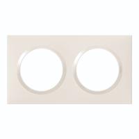 600802 Legrand White 2 Gang Cover Plate Plastic Faceplates & Mounting Plates