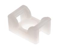 151-24619-kr6g5-pa66-na HellermannTyton Self Adhesive Natural Cable Tie Mount 12 mm x 18mm, 6mm Max. Cable Tie Width