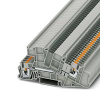3213951 Phoenix Contact PTI Series PTI 2,5-L Non-Fused Terminal Block, 2-Way, 24A, 26 → 12 AWG Wire, Push In Termination