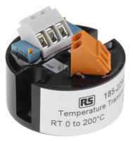 185-2290 RS PRO Temperature Transmitter PT100 Input, 12 → 36 V dc