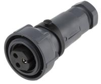 pxp701003sst1315 Bulgin Circular Connector, 3 Contacts, Cable, Standard Connector, Socket, Female, IP66, IP68, IP69K, Buccaneer 7000