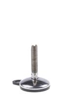 a205002 Nu-Tech Engineering M16 75mm Dia. Stainless Steel Adjustable Foot, 750kg Static Load Capacity 3.5° Tilt Angle