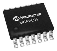 mcp6l04t-est MCP6L04T-E/ST Microchip, Operational Amplifier, 1 MHz, 14-Pin 6 V TSSOP