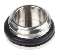 52103105 Lapp Blanking Plug, M12, Nickel Plated Brass, 14mm Diameter, Threaded