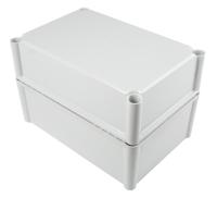 pc-2819-18-g-enclosure Fibox SOLID PC Series Grey Polycarbonate Enclosure, IP67, Grey Lid, 278 x 188 x 180mm
