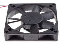 541-5003 RS PRO Axial Fan, 12 V dc, DC Operation, 39.1m³/h, 1.8W, 120mA Max, 80 x 80 x 15mm
