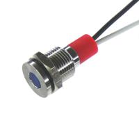 pl10sl055 CML Innovative Technologies PL10SL Series Blue Panel LED, 110V, 10mm Mounting Hole Size, Lead Wires Termination, IP67