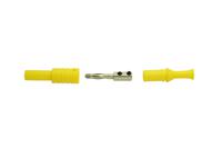 1065-j Electro PJP Yellow Male Banana Plug, Screw Termination, 36A, 1kV
