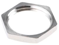 d4011101 SIB Nickel Nickel Plated Brass Cable Gland Locknut, PG11 Thread