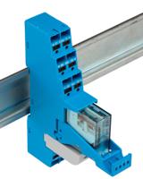 48p570120050spa Finder 48 Series Interface Relay Module, DIN Rail Mount, 12V dc Coil, DPDT-2C/0, 2-Pole, 8A Load