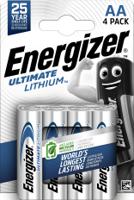 7638900262643 Energizer ULTIMATE Lithium Lithium Iron Disulfide AA Batteries 1.5V