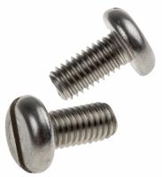 914-1598 RS PRO Slot M5 Pan A2 304 Stainless Steel Machine Screws DIN 85 x 10.0mm