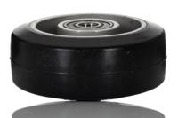 201-2768 RS PRO Black Rubber Abrasion Resistant, Quiet Operation Trolley Wheel, 160kg